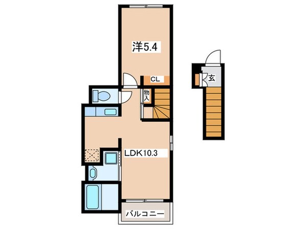 グランソレイユの物件間取画像